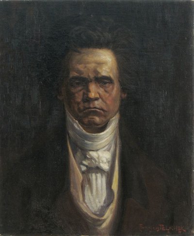 Retrato de Beethoven de Francis Pelichek